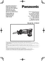 Preview for 1 page of Panasonic 45A1LJ Operating Instructions Manual