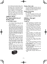 Preview for 13 page of Panasonic 45A1LJ Operating Instructions Manual