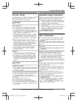 Предварительный просмотр 3 страницы Panasonic 4LINE KX-TGWA40 Installation Manual