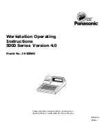 Panasonic 5000 Series Operating Instructions Manual preview