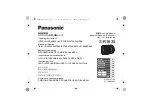 Panasonic 5025232910274 Operating Instructions Manual предпросмотр