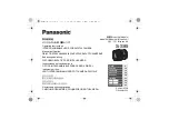 Panasonic 5025232914616 Operating Instructions Manual предпросмотр