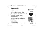 Предварительный просмотр 1 страницы Panasonic 5025232921003 Operating Instructions Manual