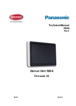 Panasonic 5054 Technical Manual preview