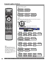 Предварительный просмотр 66 страницы Panasonic 50LCX63 - PT - 50" Rear Projection TV Operating Instructions Manual