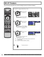 Предварительный просмотр 74 страницы Panasonic 50LCX63 - PT - 50" Rear Projection TV Operating Instructions Manual