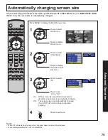 Предварительный просмотр 75 страницы Panasonic 50LCX63 - PT - 50" Rear Projection TV Operating Instructions Manual