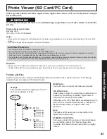 Предварительный просмотр 83 страницы Panasonic 50LCX63 - PT - 50" Rear Projection TV Operating Instructions Manual