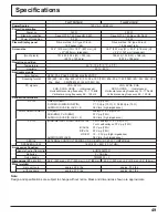 Preview for 49 page of Panasonic 50PH10UK - 50" Plasma Panel Operating Instructions Manual