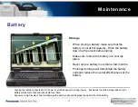 Preview for 15 page of Panasonic 52 - Toughbook - Core 2 Duo P8400 Care And Maintenance Manual