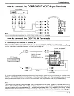 Preview for 11 page of Panasonic 52DL52 - PT - 52" CRT TV Operating Instructions Manual