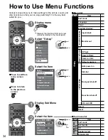 Preview for 34 page of Panasonic 58PZ750U - 58" Plasma TV Operating Instructions Manual