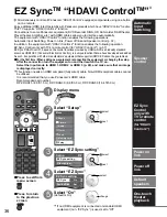 Preview for 36 page of Panasonic 58PZ750U - 58" Plasma TV Operating Instructions Manual