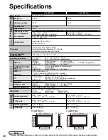 Preview for 60 page of Panasonic 58PZ750U - 58" Plasma TV Operating Instructions Manual