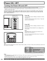 Предварительный просмотр 26 страницы Panasonic 60LCX64 - PT - 60" Rear Projection TV Operating Instructions Manual