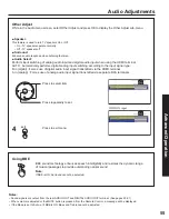 Предварительный просмотр 55 страницы Panasonic 60LCX64 - PT - 60" Rear Projection TV Operating Instructions Manual