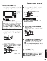 Предварительный просмотр 99 страницы Panasonic 60LCX64 - PT - 60" Rear Projection TV Operating Instructions Manual