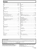 Предварительный просмотр 112 страницы Panasonic 60LCX64 - PT - 60" Rear Projection TV Operating Instructions Manual