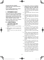 Preview for 8 page of Panasonic 7443OLOA Operating Instructions Manual