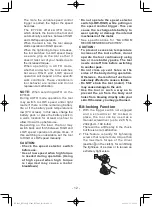 Preview for 12 page of Panasonic 7443OLOA Operating Instructions Manual