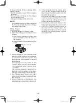 Preview for 16 page of Panasonic 7443OLOA Operating Instructions Manual