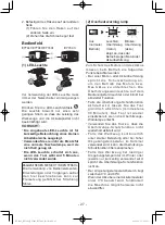 Предварительный просмотр 27 страницы Panasonic 7443OLOA Operating Instructions Manual