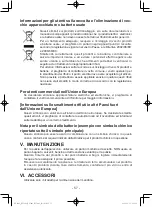 Предварительный просмотр 57 страницы Panasonic 7443OLOA Operating Instructions Manual