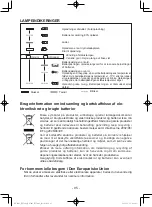 Предварительный просмотр 95 страницы Panasonic 7443OLOA Operating Instructions Manual