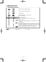 Предварительный просмотр 74 страницы Panasonic 78A1LJ Operating Instructions Manual