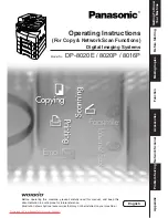 Preview for 1 page of Panasonic 8016P Operating Instructions Manual