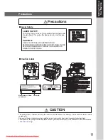 Preview for 11 page of Panasonic 8016P Operating Instructions Manual