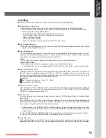 Preview for 13 page of Panasonic 8016P Operating Instructions Manual