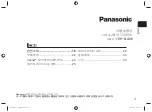 Preview for 17 page of Panasonic 8887549768903 Operating Instructions Manual