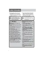 Preview for 2 page of Panasonic 932CR-BT4509 Operating Instructions Manual