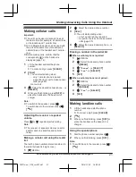 Preview for 21 page of Panasonic 96NKX-TGF370 Operating Instructions Manual