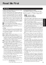 Preview for 3 page of Panasonic 9TGCF-181A Operating Instructions Manual