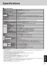 Preview for 43 page of Panasonic 9TGCF-181A Operating Instructions Manual