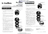 Preview for 1 page of Panasonic A1 Security Cameras WV-CW4C Instructions