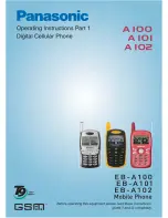 Предварительный просмотр 1 страницы Panasonic A101 Operating Instructions Manual