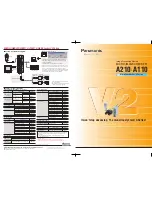 Preview for 1 page of Panasonic A210 Brochure & Specs