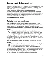 Preview for 4 page of Panasonic A210 Operating Instructions Manual