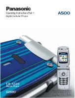 Panasonic A500 Operating Instructions Manual preview