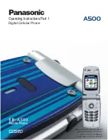 Предварительный просмотр 1 страницы Panasonic A500 Operating Instructions Manual