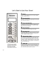 Preview for 14 page of Panasonic A813 Operating Manual