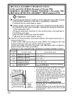 Preview for 62 page of Panasonic AAD03011 Instruction Manual