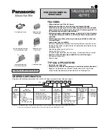 Preview for 1 page of Panasonic ABJ Specification Sheet