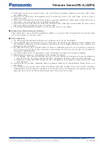 Preview for 12 page of Panasonic ADP5 Quick Start Manual