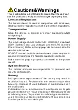 Preview for 5 page of Panasonic Advidia A-46-F Quick Start Manual