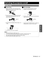 Preview for 19 page of Panasonic AE3000U - LCD Projector - HD 1080p Operating Instructions Manual