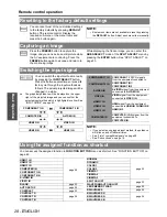 Preview for 28 page of Panasonic AE3000U - LCD Projector - HD 1080p Operating Instructions Manual